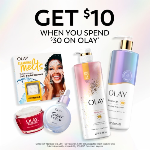 Olay Super Serum Facial Moisturizer Night Repair Perspective: back