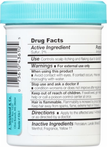 Sulfur 8 Medicated Light Formula Anti-Dandruff Hair & Scalp Conditioner Perspective: back