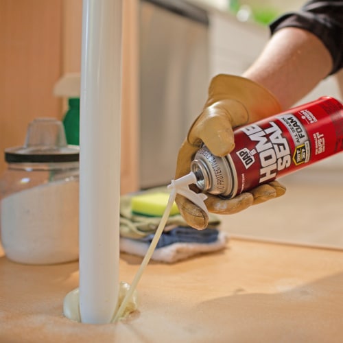 DAP® Home Seal All Season Insulating Foam Sealant Perspective: back