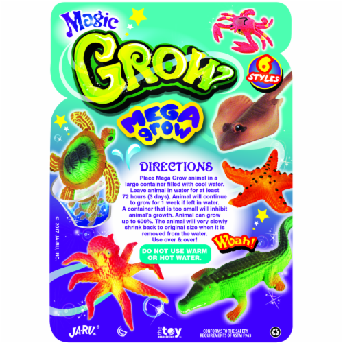 JA-RU Magic Grow™ Mega Crocodile Perspective: back