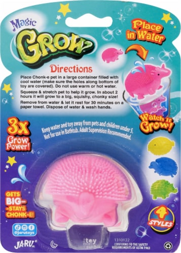 Ja-Ru® Magic Grow™ Chonk-e Dino Super Petz Perspective: back