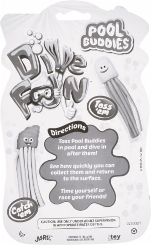 JA-RU® Dive Fun Pool Buddies Water Toys Perspective: back