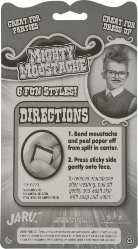 JA-RU Mighty Mustache Set Perspective: back