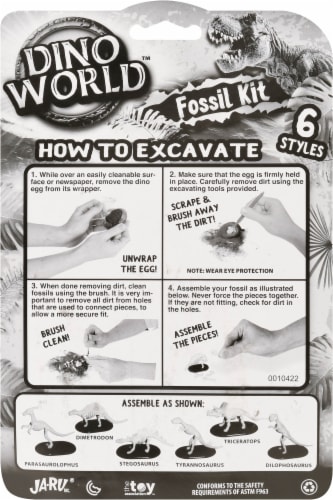 JA-RU Dino World™ Fossil Kit Perspective: back