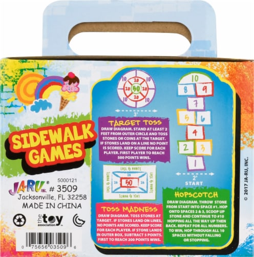 JA-RU Chalked Super Pack Sidewalk Chalk Perspective: back