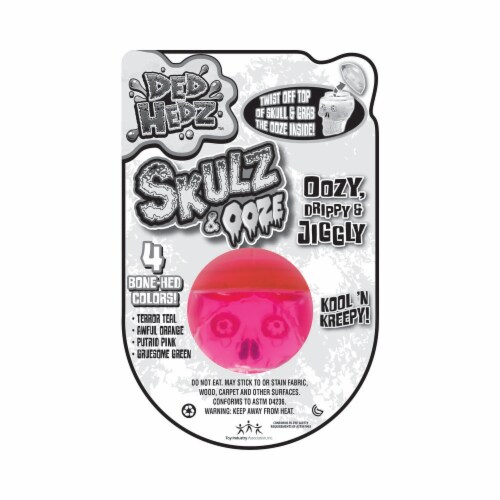 JA-RU® DED HEDZ™ Skulz & Ooze Toy Perspective: back