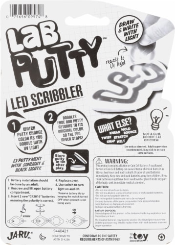 JA-RU LED Scribbler Lab Putty Perspective: back