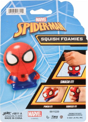 Marvel Spider-Man Squish Foamies Toy Perspective: back