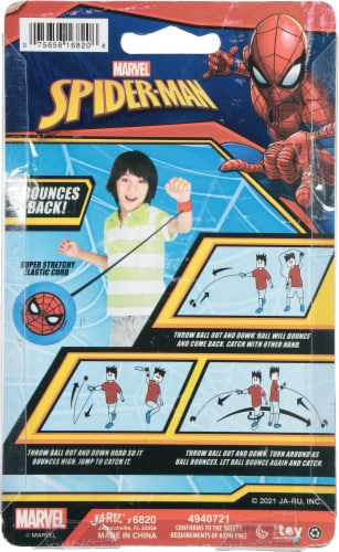 Marvel Spider-Man Bounce Back Ball Toy Perspective: back