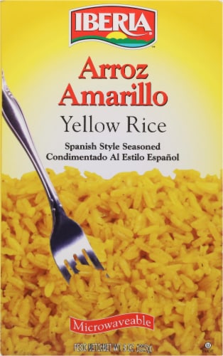 Iberia Spanish Style Seasoned Yellow Rice Arroz Amarillo 8 oz Perspective: back