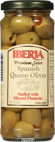 Iberia Premium Select Spanish Queen Olives 7 oz Perspective: back