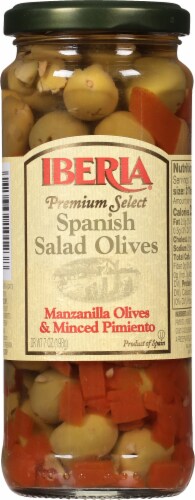 Iberia Premium Select Spanish Salad Olives 7 oz Perspective: back