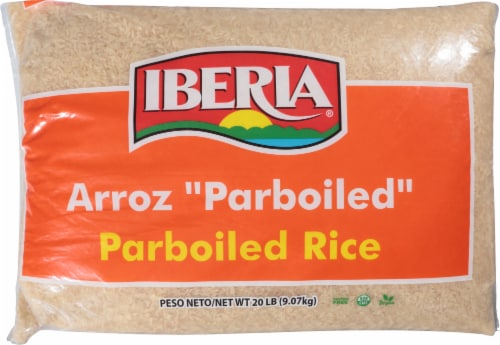 Iberia Parboiled Rice 20 lb Perspective: back