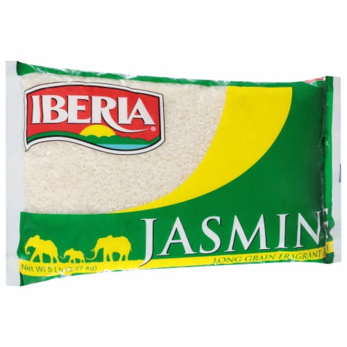 Iberia Jasmine Long Grain Fragrant Rice 5 lb Perspective: back