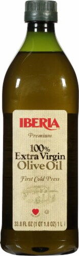 Iberia Premium 100% Extra Virgin Olive Oil 33.8 fl oz Perspective: back