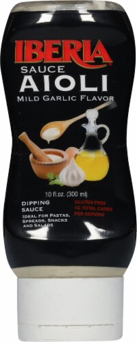 Iberia Aioli Mild Garlic Flavor Dipping Sauce 10 fl oz Perspective: back