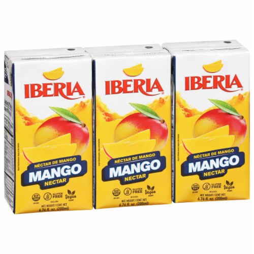 Iberia Mango Nectar 3 - 6.76 fl oz Packs Perspective: back