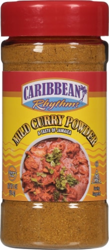 Caribbean Rhythms Mild Curry Powder 4 oz Perspective: back