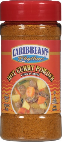 Caribbean Rhythms Hot Curry Powder 4 oz Perspective: back