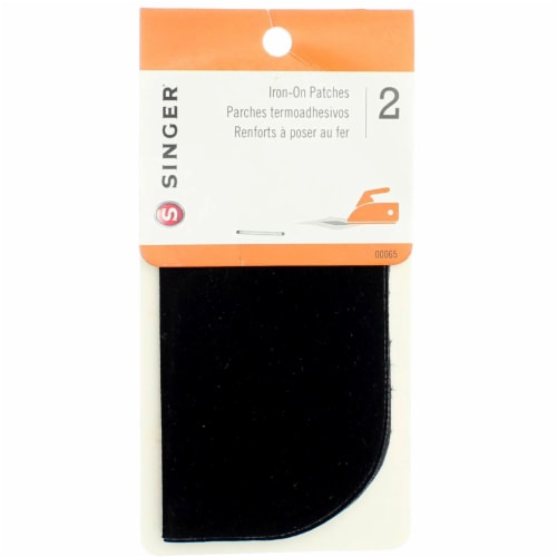 SINGER® Iron-On Patches - Black Perspective: back