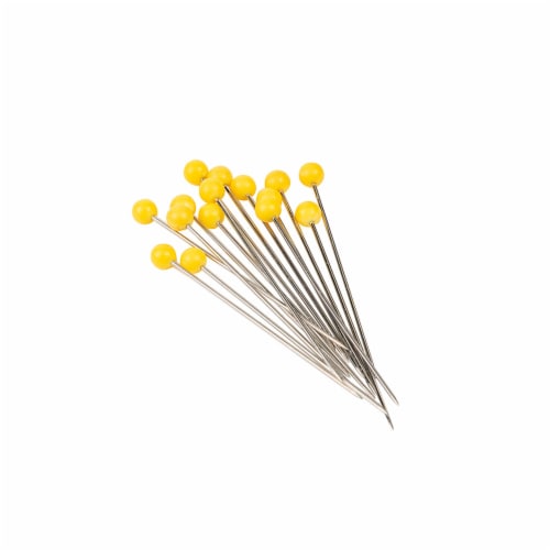 SINGER® Size 28 Quilting Pins - Yellow Perspective: back