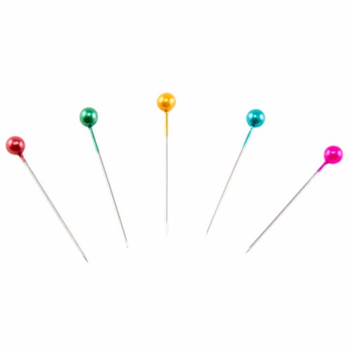 SINGER® Pearlized Head Pins Perspective: back