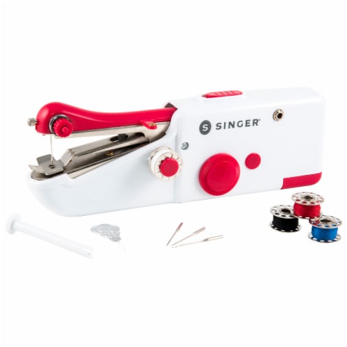 Desktop Mini Portable Handheld Sewing Machine Stitch Cordless + Full Sewing  Kit