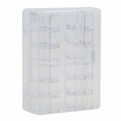 SINGER Transparent Plastic Class 15 Bobbins-12/Pkg Perspective: back