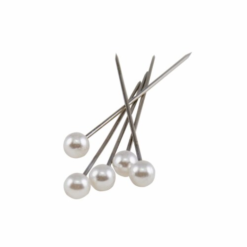 SINGER® Pearlized Head Pins Perspective: back