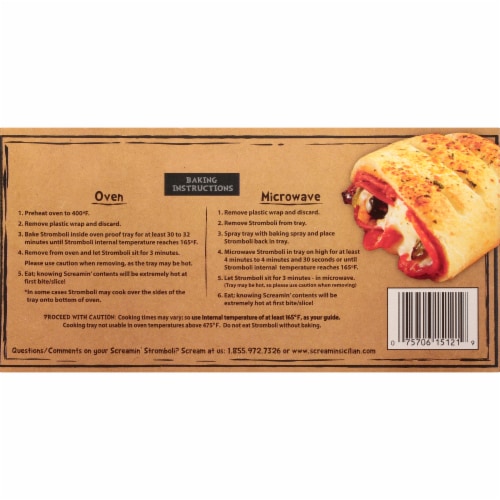 Screamin' Sicilian Supremus Maximus Stromboli Perspective: back
