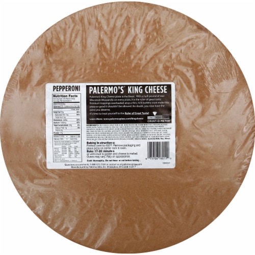 Palermo's® King Cheese Pub Style Pepperoni Pizza Perspective: back