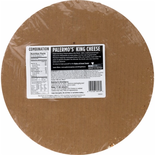 Palermo's® King Cheese Pub Style Combination Frozen Pizza Perspective: back