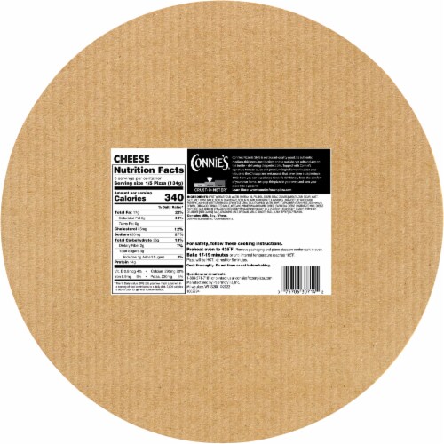 Connie's® Pizzeria Style Cheese Frozen Pizza Perspective: back