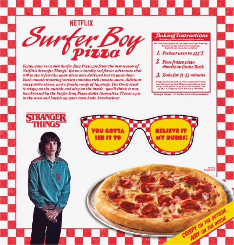 Surfer Boy Pizza Frozen Wicked Multi-meat Hand-Tossed Pizza Perspective: back