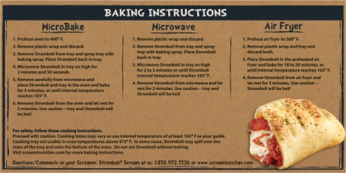 Screamin' Sicilian® Stromboli Pepperoni Perspective: back