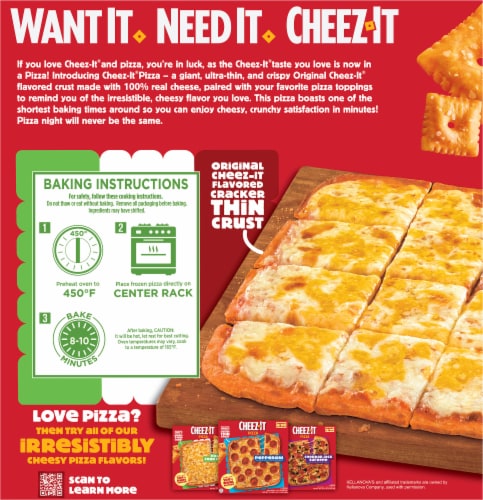 Cheez-It® Italian Four Cheese Frozen Pizza Perspective: back