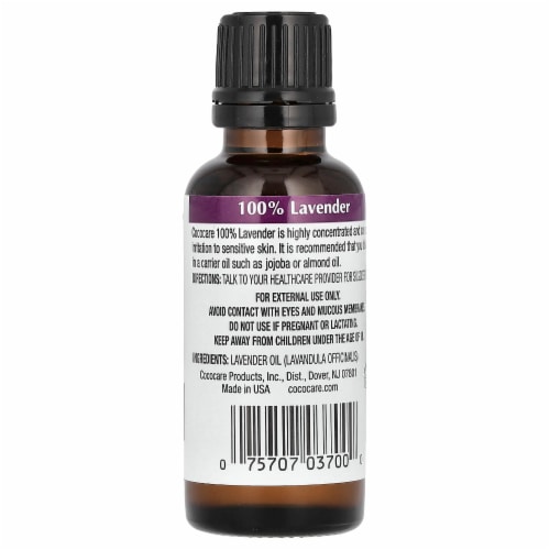 LAVENDER OIL,100% NATURAL Perspective: back