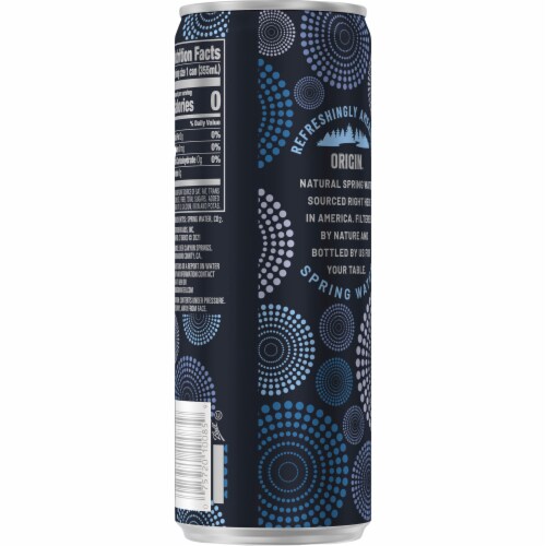 Origin™ Sparkling Bottled Water Perspective: back