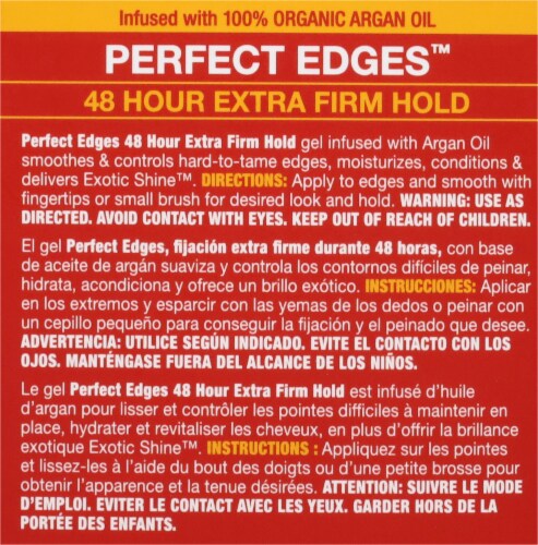 Creme of Nature® Perfect Edges™ Argan Oil Extra Firm Hold Hair Gel Perspective: back