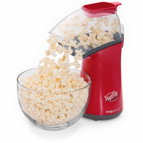 Presto PopLite Hot Air Popper - Red/Clear Perspective: back