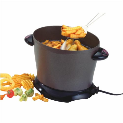 Presto DualDaddy 2 Qt. Black Aluminum Deep Fryer 05450, 1 - Fred Meyer