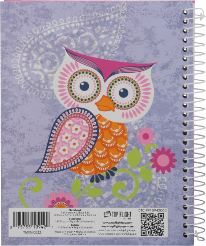 Top Flight Flying Beauties College Rule Journal Perspective: back