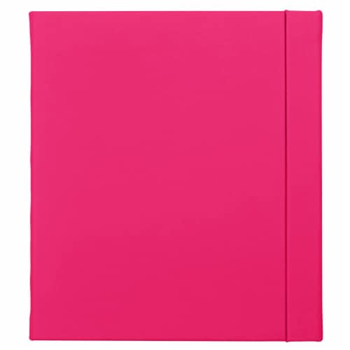 Top Flight Magnet Flap Journal - Pink Perspective: back
