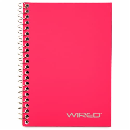 Top Flight Wired College Ruled Personal Notebook - 100 Sheets - Assorted Perspective: back