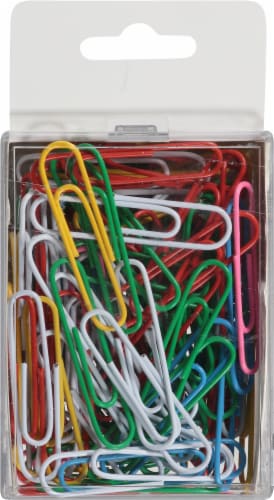 Top Flight Lg Asst Vinyl Paper Clips Perspective: back