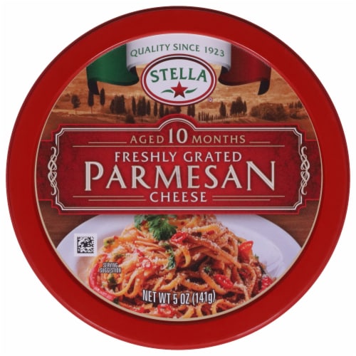 Stella® Freshly Grated Parmesan Cheese Cup Perspective: back
