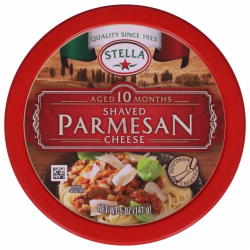 Stella® Shaved Parmesan Cheese Cup Perspective: back