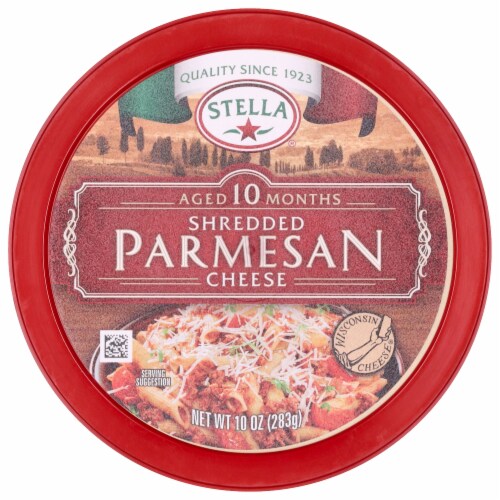 Stella® Shredded Parmesan Cheese Cup Perspective: back