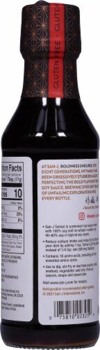 San-J™ Tamari Soy Sauce Perspective: back