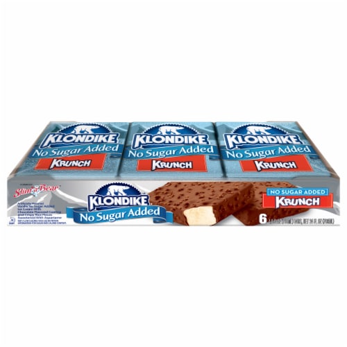 Klondike No Sugar Added Krunch Frozen Dairy Dessert Bars